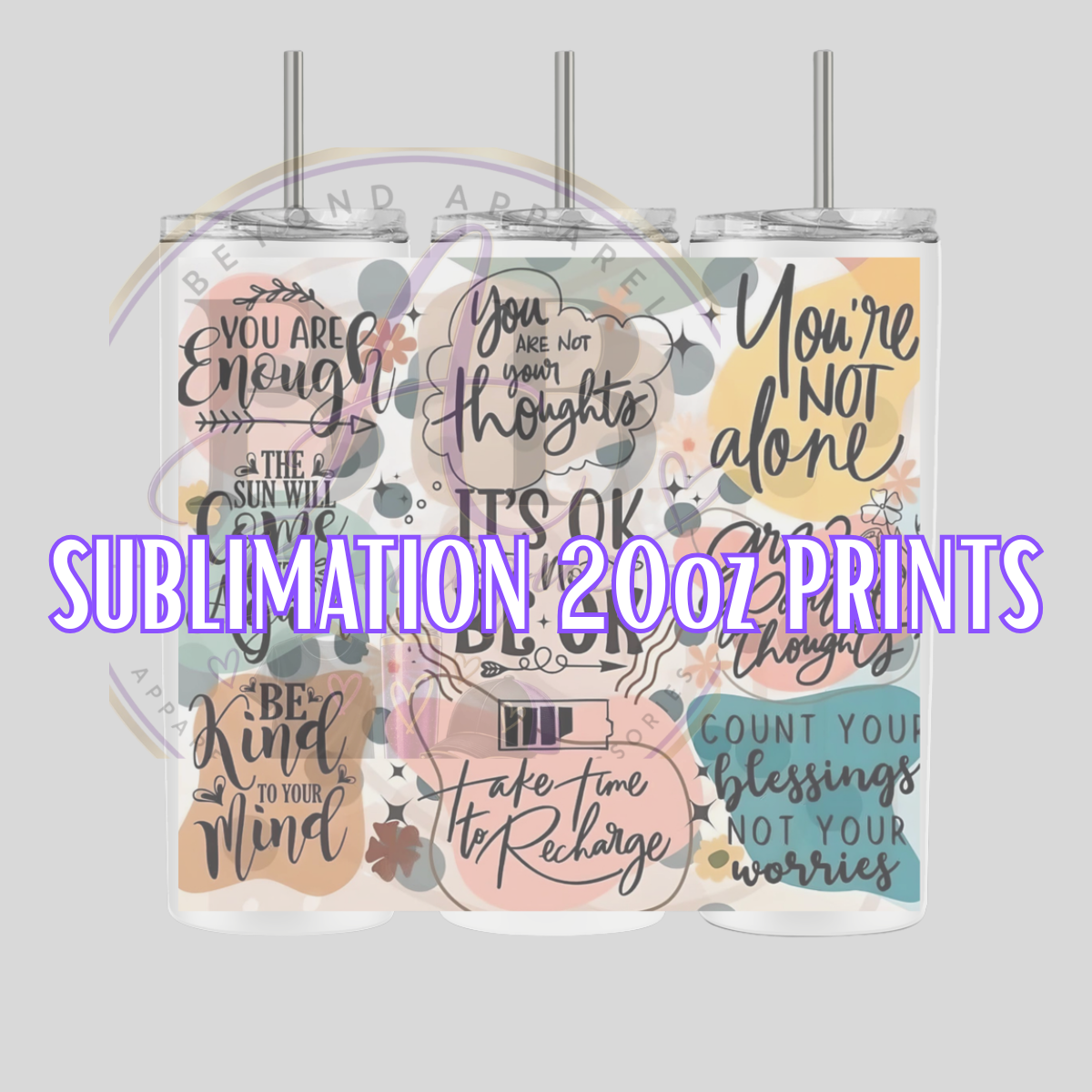 Sublimation 20oz Full Prints