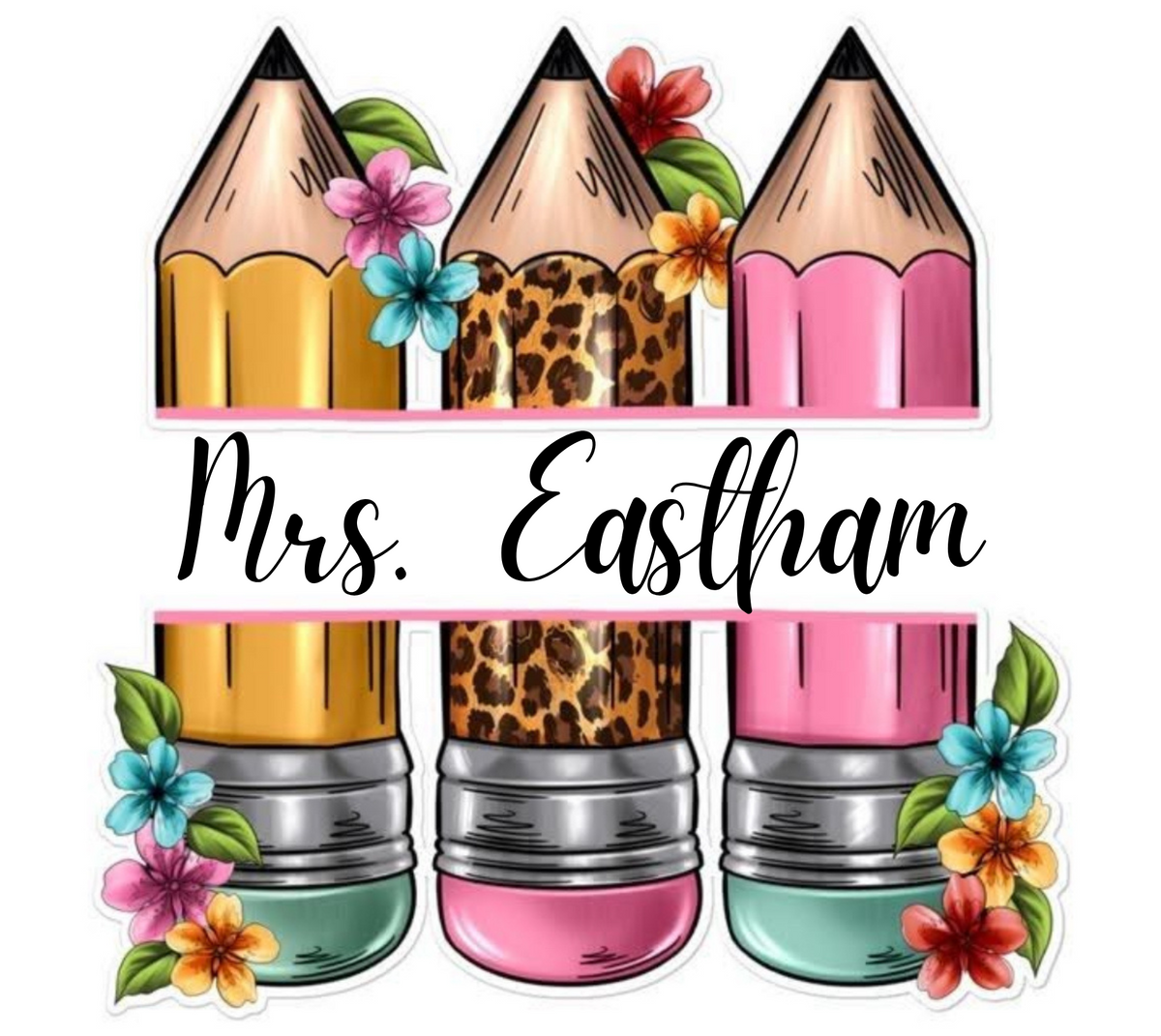 Teacher “NAME” Pencil Tumbler