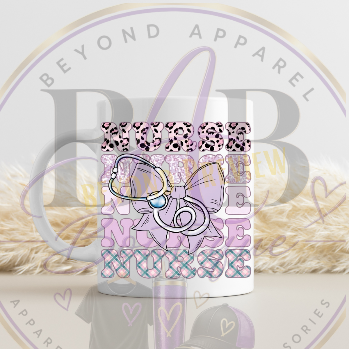 Pink Nurse_205_UVDTF Decal