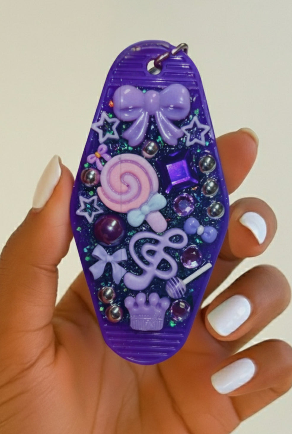Purple Junk Keychain