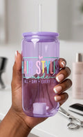 Hair Stylist Mode Glass Cup