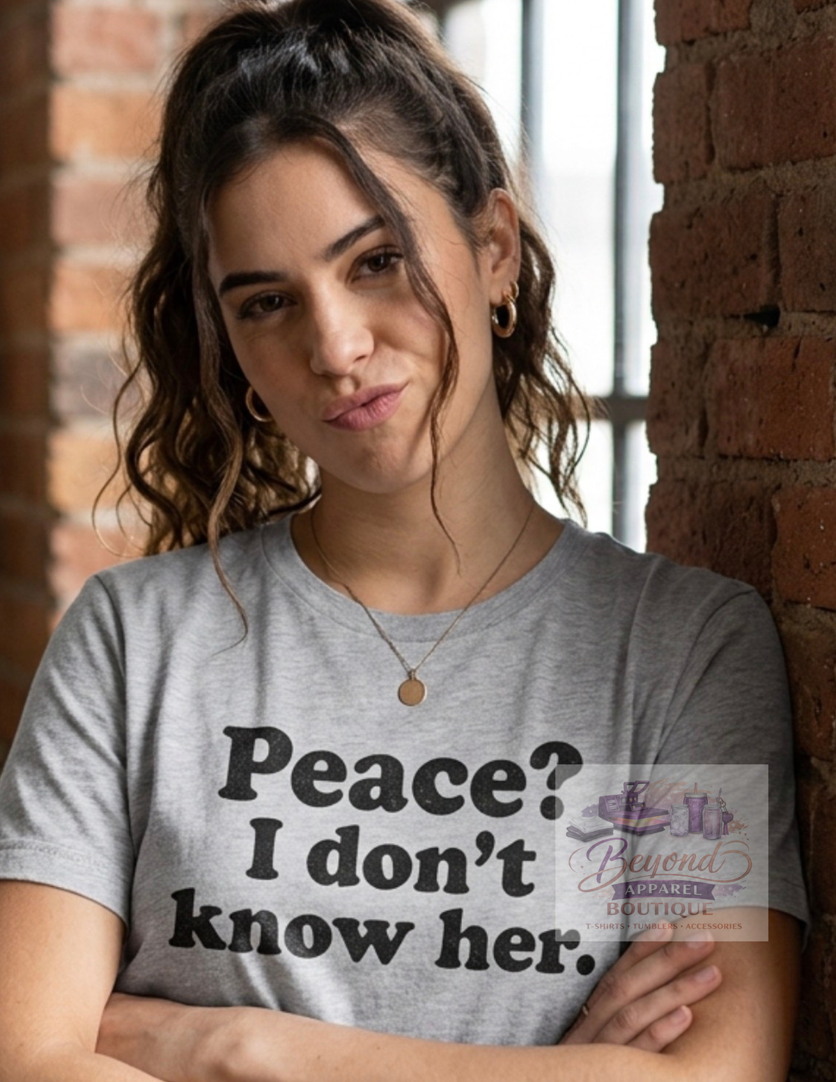 Peace? I don’t know her.