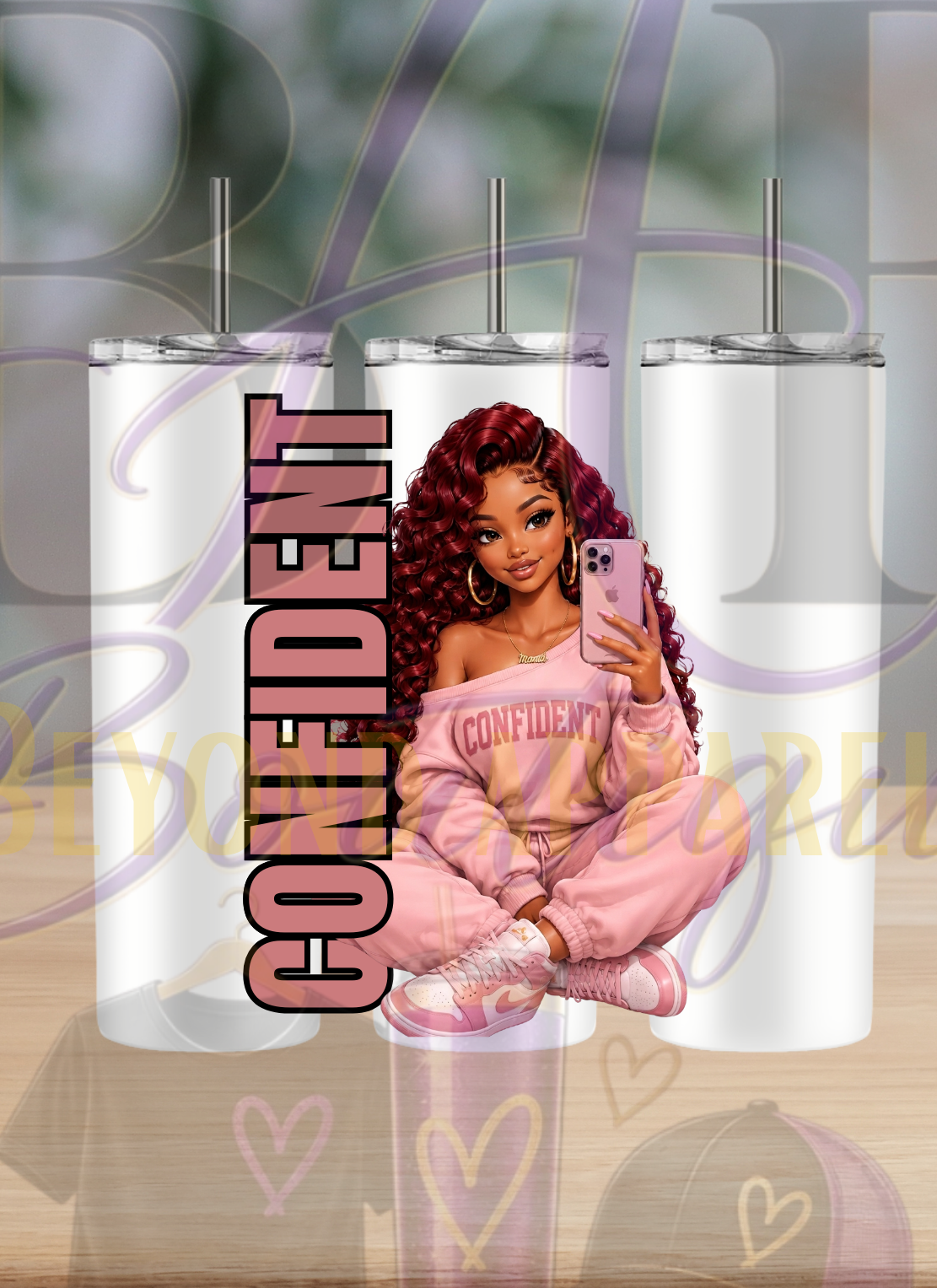 Confident Tumbler Print_004